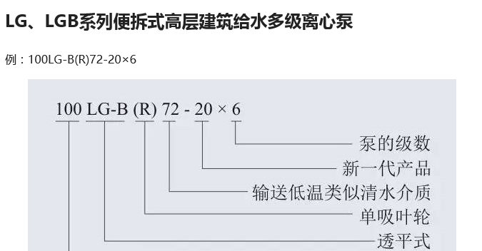 立式多级离心泵